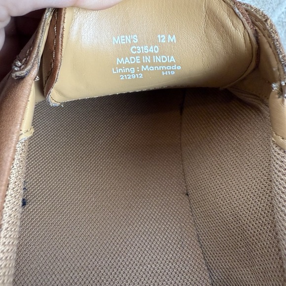 Cole Haan leather men\'s tan  12M Vartan Grands OS EUC main image 6